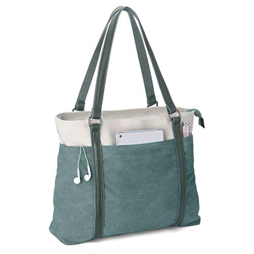 Sunflower Laptop Tote Bag,Fits 15.6 Inch Laptop,Womens Lightweight Canvas Leather Tote Bag Shoulder Bag 182 